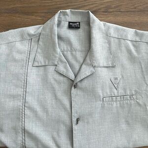 Steady Last Call‎ Men's Classic Light Gray Button Down Shirt Size XXL